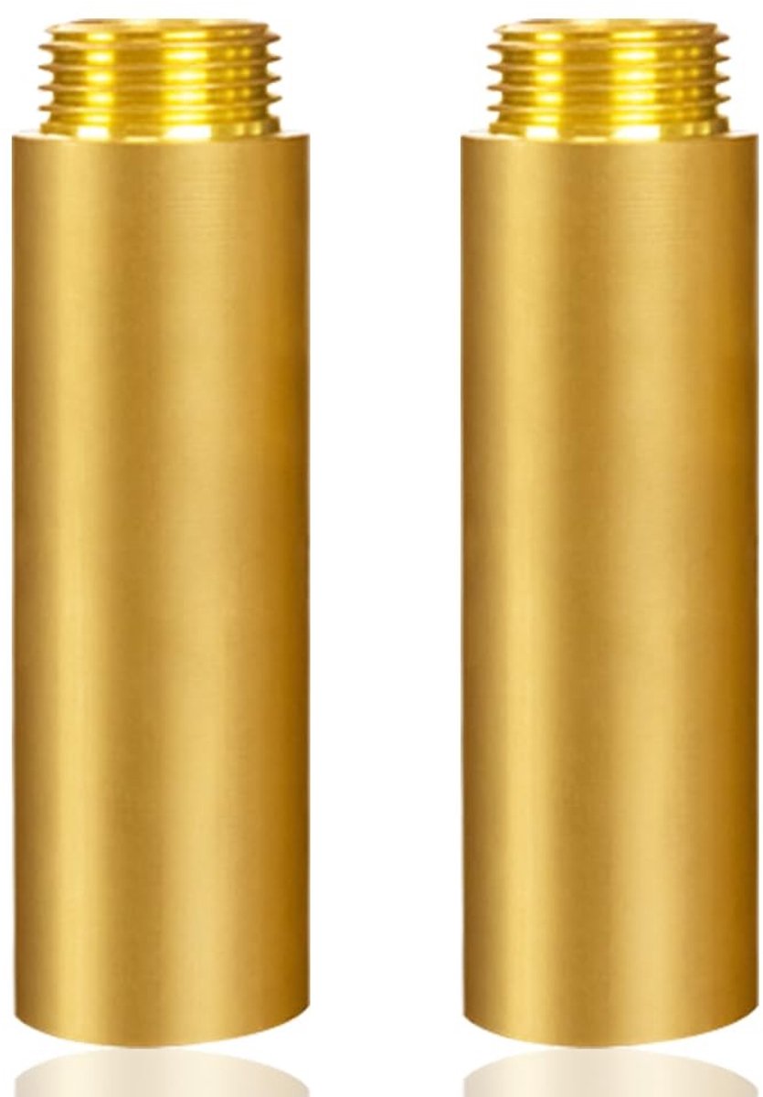 MTTproducts- Kraanverlenging 3/4 inch - Messing Verlengfitting - 80 mm Aansluiting - Drukbestendig - Roestvrij - Geschikt voor Drinkwater/Verwarming
