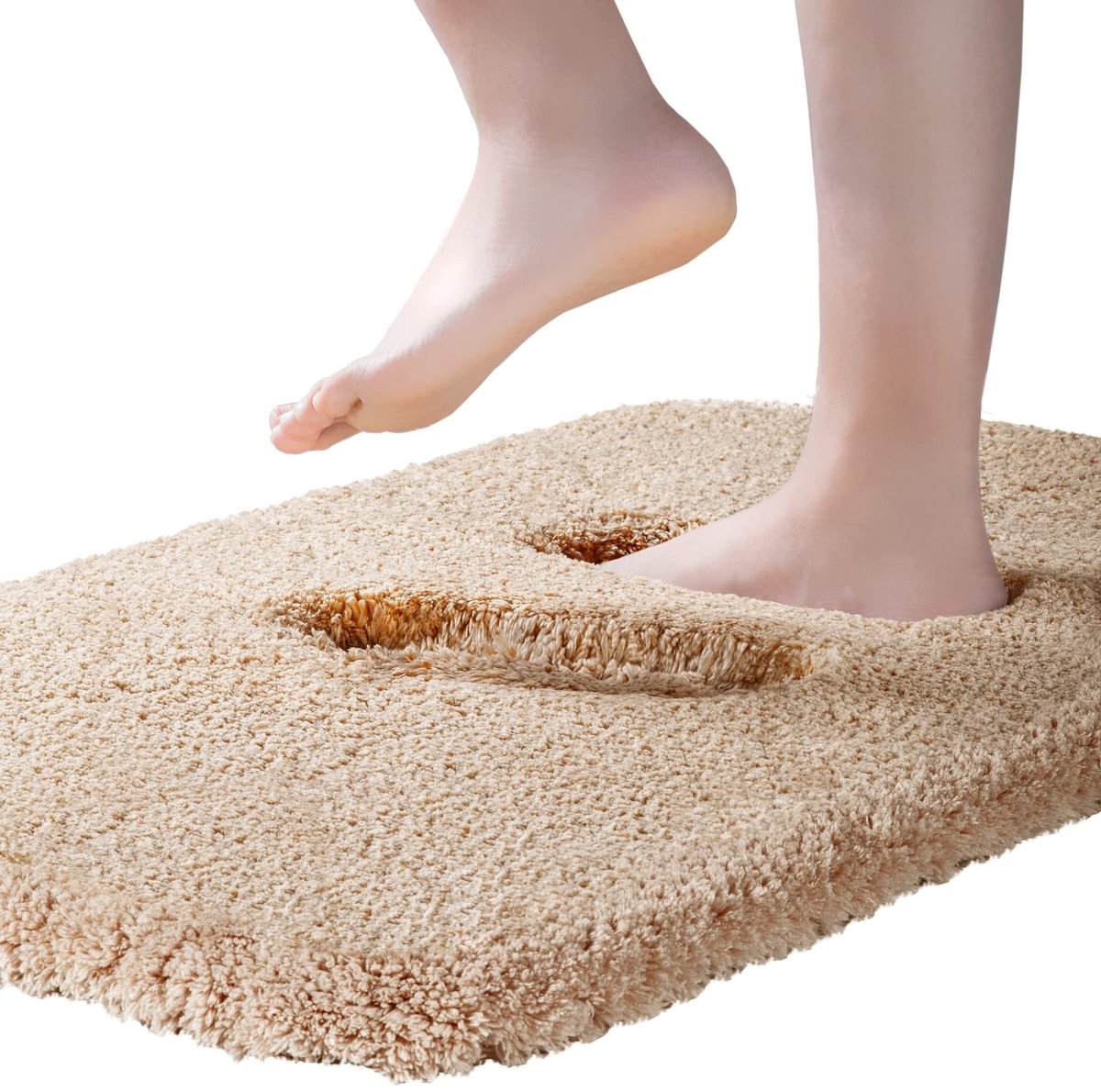 MTTproducts- Badmat Ultra Dik - Antislip Badmat - Absorberend Badkamertapijt - Microvezel Vloermat - Zacht Tapijt - 50 x 80 cm - Badkamer Tapijt