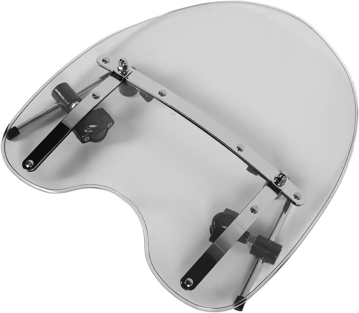 Motorfiets Voorruit - Windscherm Motor - Rijcomfort Verbeteren - Beschermt Tegen Wind - 20 mm Stuurdiameter - Transparant