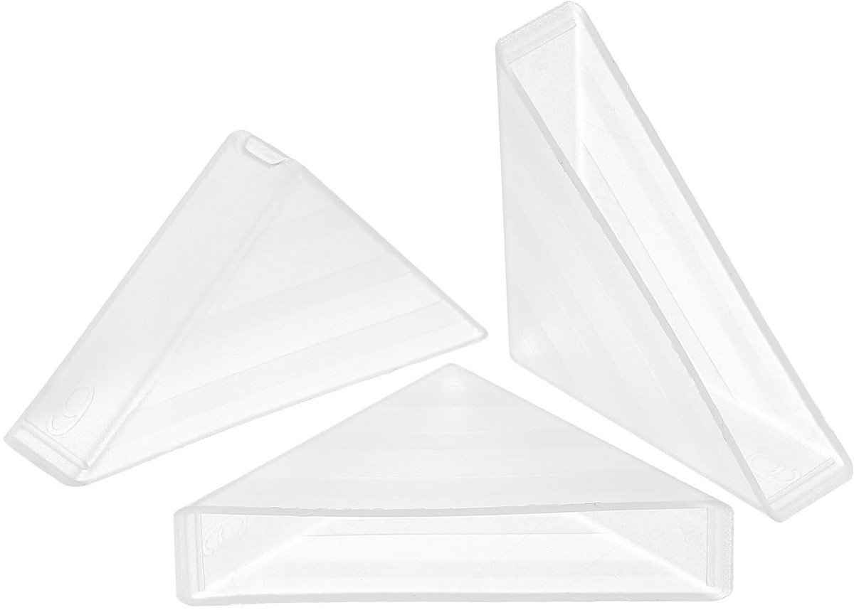 Cosensi- Hoekbeschermers 20 Stuks - Kunststof - Antislip - Rechthoekig - Voor Glas/Spiegels/Tegels - Slijtvast/Breukbestendig - Hoekbescherming