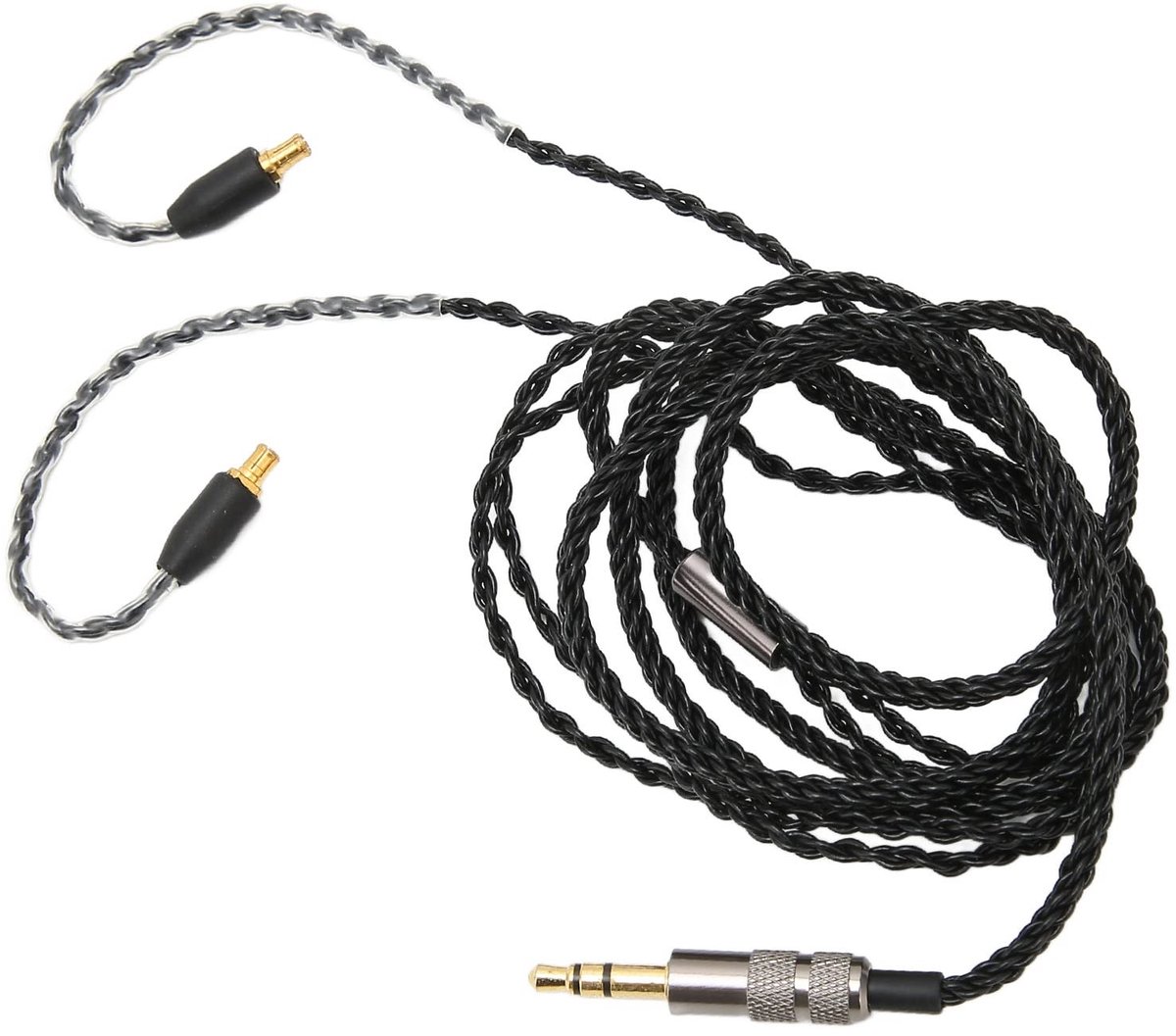 Cosensi - Hoofdtelefoon-koptelefoonkabel - Vervangende kabel - Zwart - 3,5 Mm - Geschikt voor CKS1100 E40 E50 E70 LS200 LS300 LS400 CKR90 CKR100 LS...
