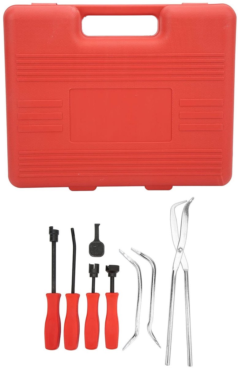 Cosensi- Trommelrem Puller Tool Kit - 8 Stuks - Universele Aanpassings Tool - 45 Staal - Oxidatie/Chromaat Coating - Opbergdoos - Remtool