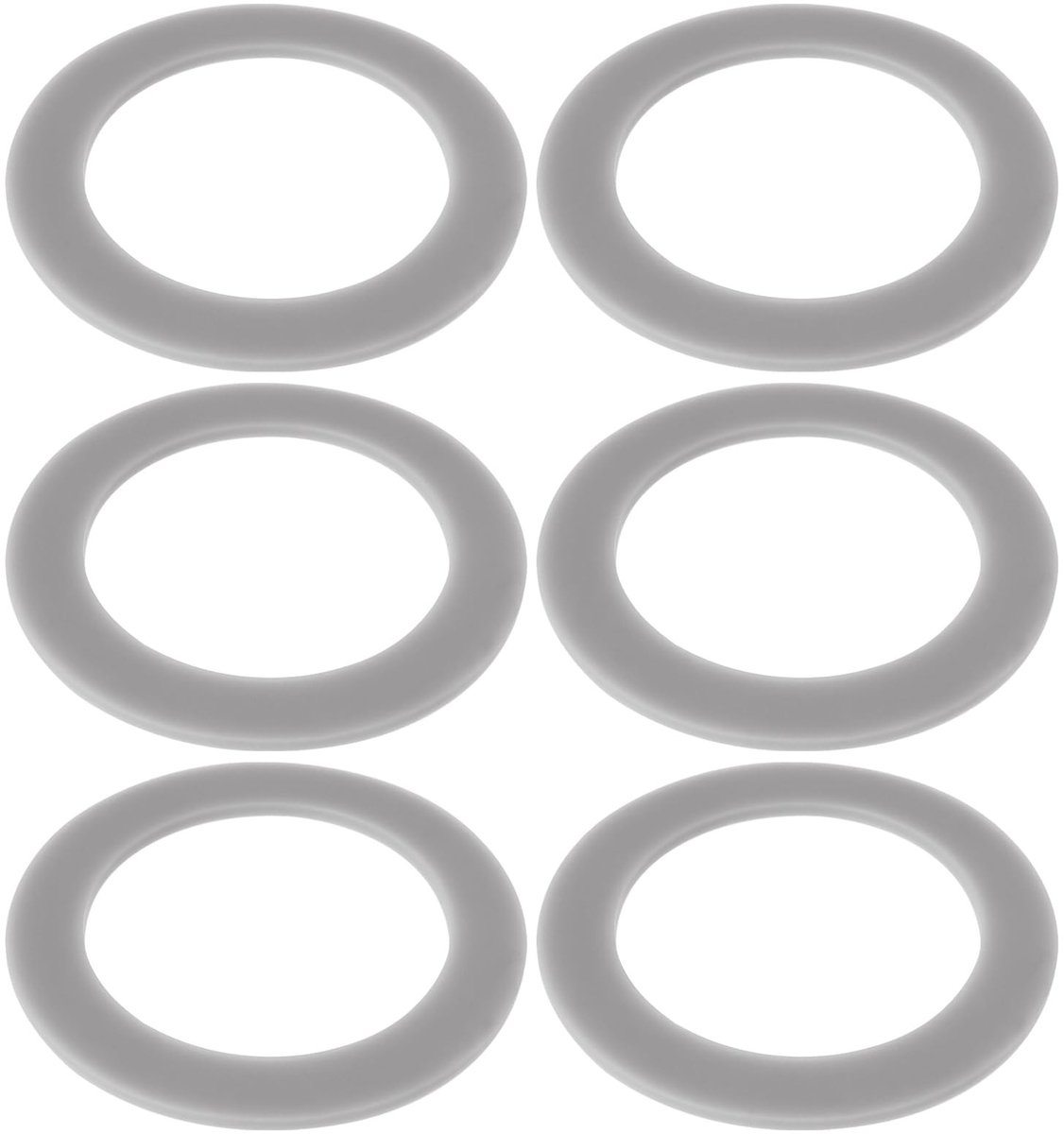 Cosensi- Blender O-Ring Set - Siliconen Afdichting - 6 Stuks - Binnendiameter 47mm - Buitendiameter 67mm - Dikte 2mm - Afdichtring