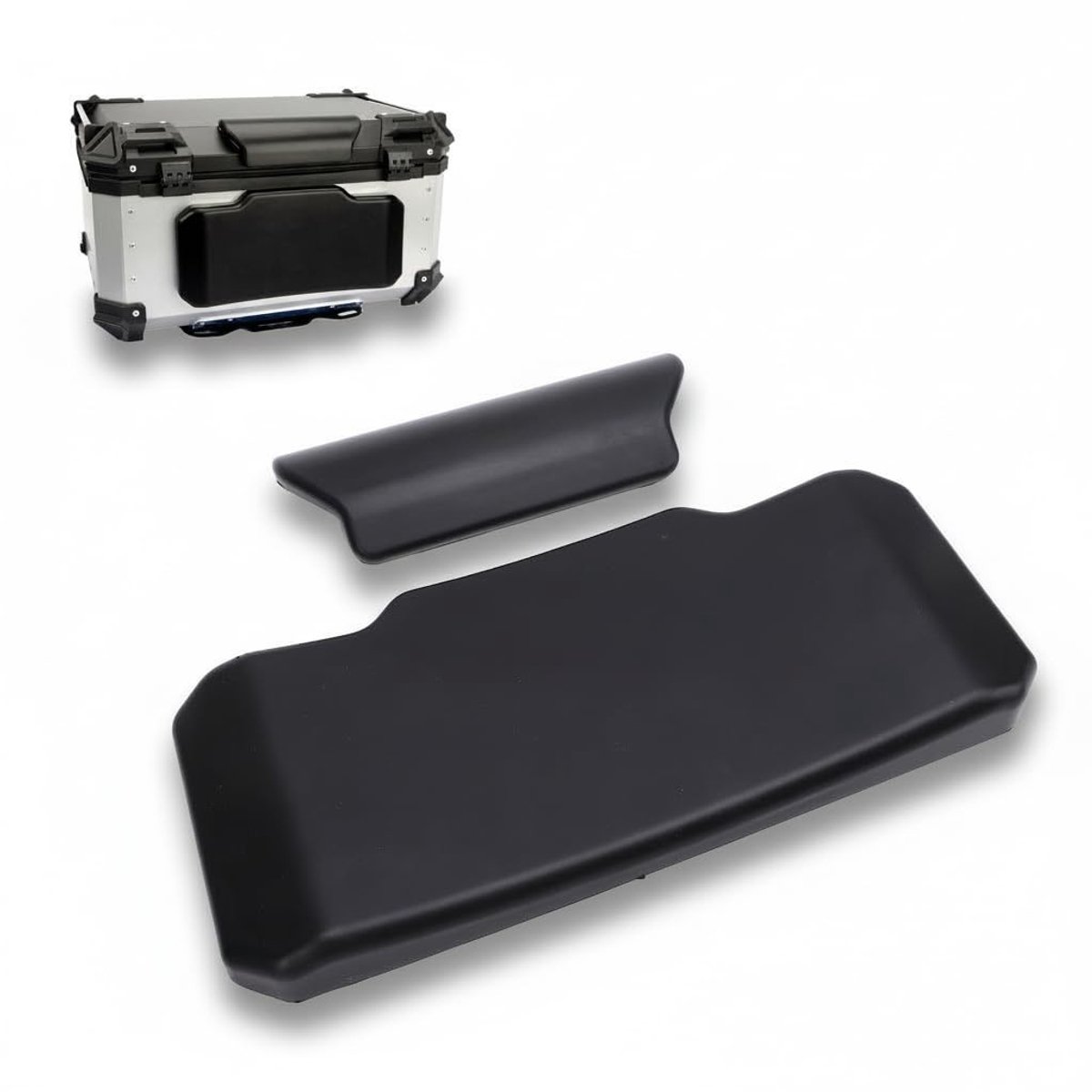 Cosensi- Topkoffer Rugleuning - Universele Motorfiets Achterkussen - Geschikt voor 80L/85L/100L Topbox - Zacht PU/Leder - Eenvoudige Installatie