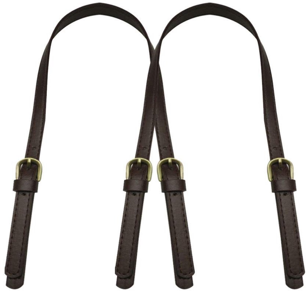 Cosensi- Tasgrepen Lederen - Afneembaar Handvat - Shopper/Tote Tas - Accessoires Boodschappentas - 2 Stuks - Duurzaam Echt Leer