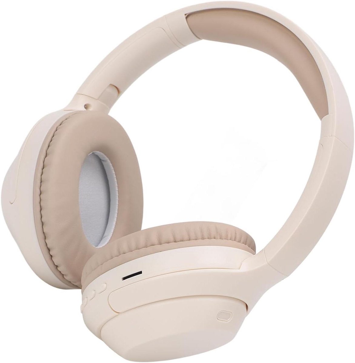 Cocoarm Draadloze Over-ear-koptelefoon Bluetooth 5.3 Stereohoofdtelefoon 50 Uur Speeltijd 40 Mm Diepe Bas 3,5 Mm AUX Opvouwbaar ABS-ontwerp voor Reizen, Kantoor, Thuisgamen (Khaki)