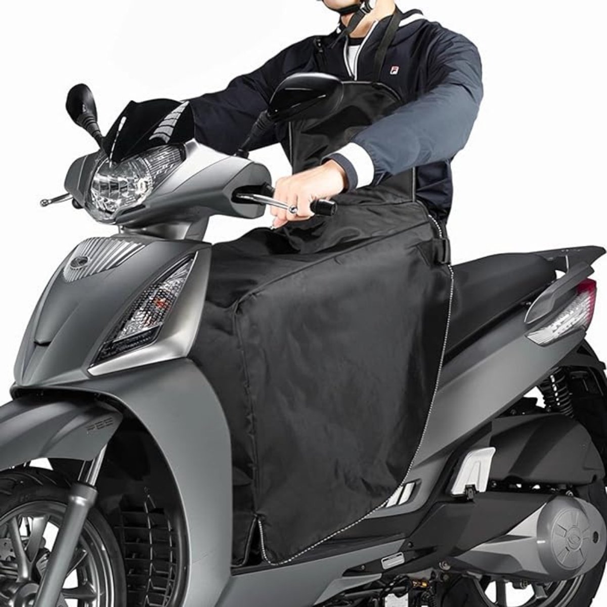 QIN® Scooter Deken - Beenkleed - Waterdicht - Winddicht - Zwart - 150cm x 70cm x 3cm