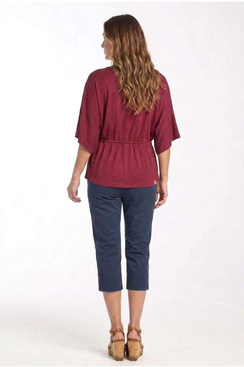 DIDI Dames Loose tee Amici Burgundy maat 46