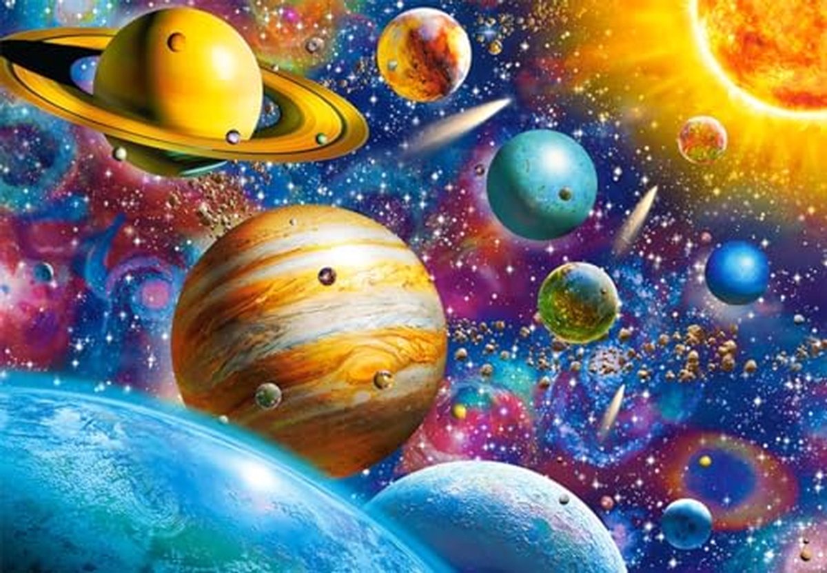 Zonnestelsel Odyssey Puzzel van 1000 Stukken