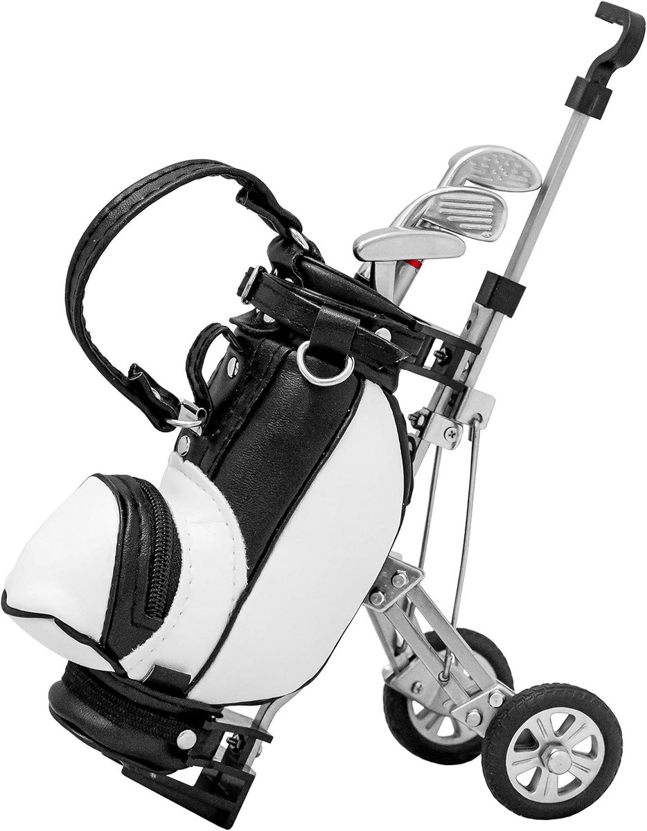 Desktop Golfset met Penhouder en Golfclubpennen