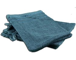 Gözze Washandje 4-delige set, 100% katoen, 17 x 24 cm, Berlijn, Petrol, 101-2175-A1