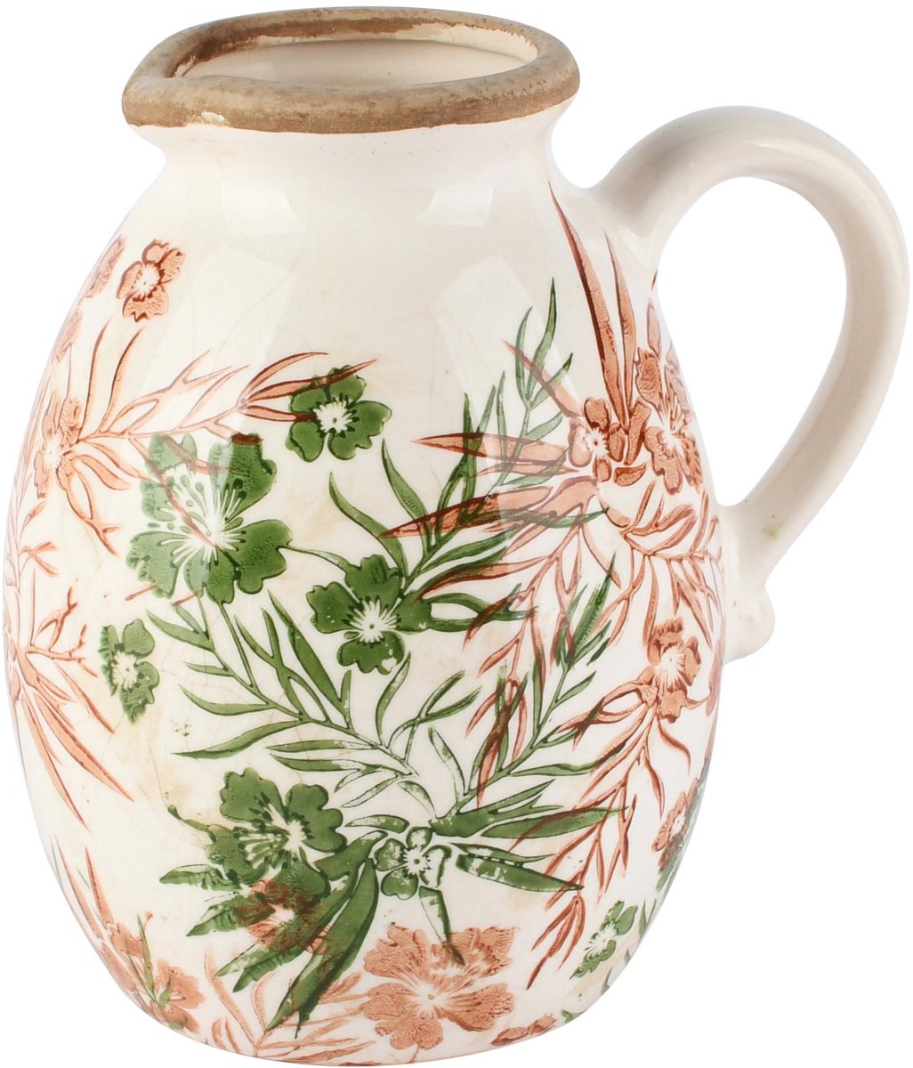 Dekoratief | Deco waterkan 'Woodland Sprigs', keramiek, 17x14x18cm | A265475