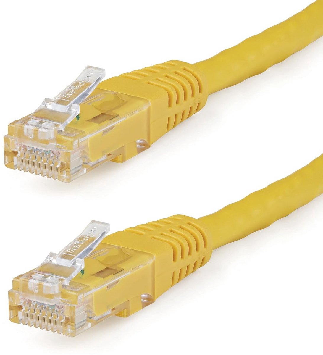 Startech Cat6 Ethernet cable yellow 10 ft