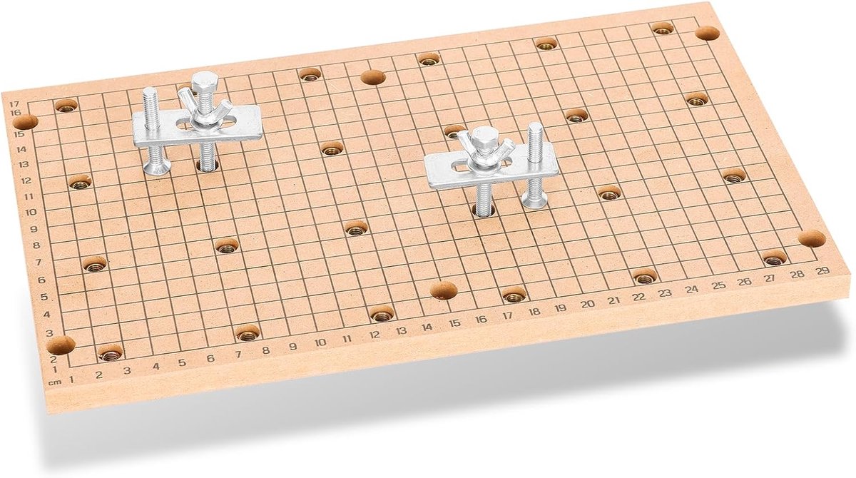 MDF Grid Werkblad voor 3018 CNC Freesmachine - 300x180mm Bovenplaat met M6 Gaten