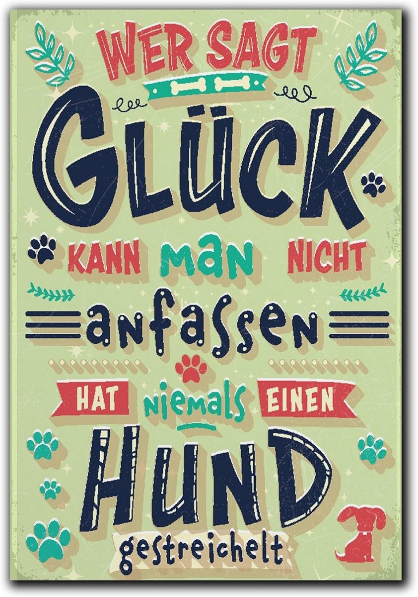 Grappige Koelkastmagneten Hond - Gestrelde Gelukkige Hond - Cadeau Hondenliefhebbers