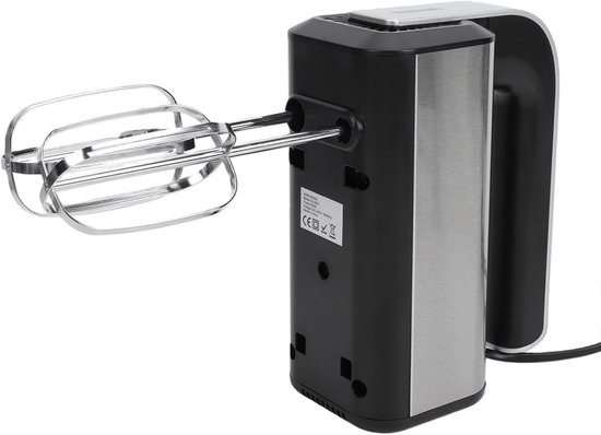 Digitale Handmixer - Keukenmixer Blenders - Bakken en Koken - Instelbare Krachtsnelheid - Compact Formaat - Zilver — afbeelding 5