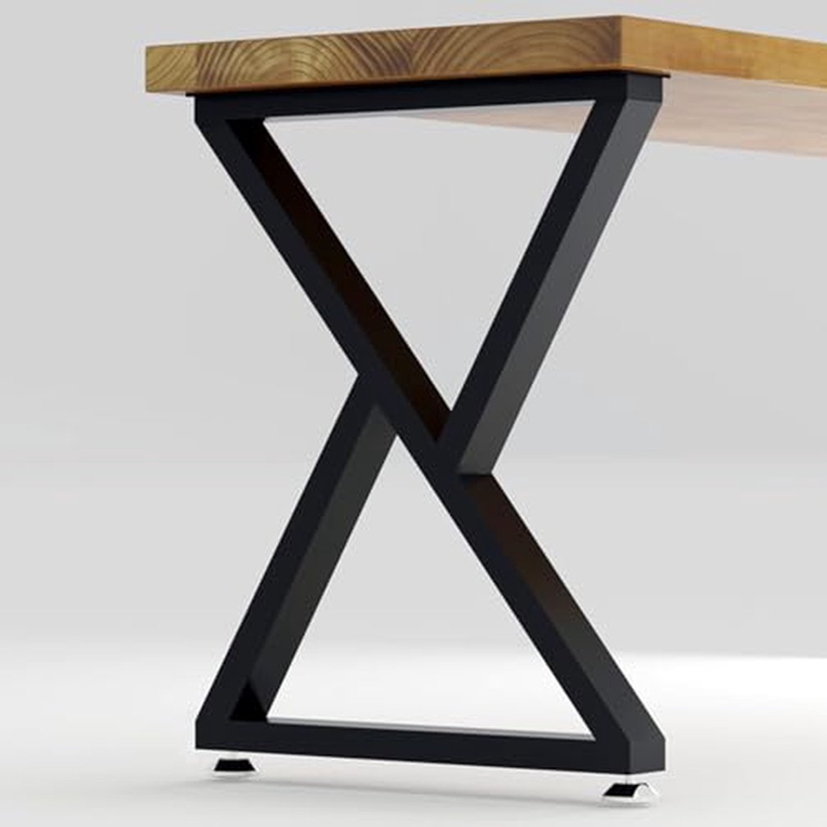 Metalen Tafelpoten 28 Inch Zware Industriële Tafelbenen voor DIY Projecten