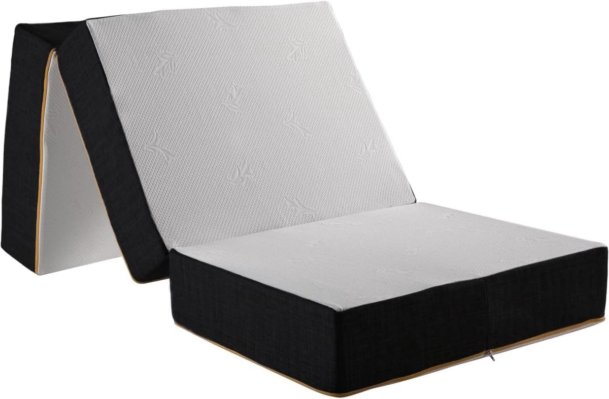 Opvouwbare Matras Eenpersoons Campingbed 90x200 cm Orthopedisch Schuim