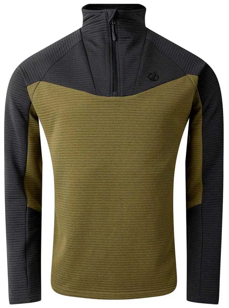 Dare2b Dignify Iv Core Stretch Sweatshirt Met Halve Rits Man Zwart