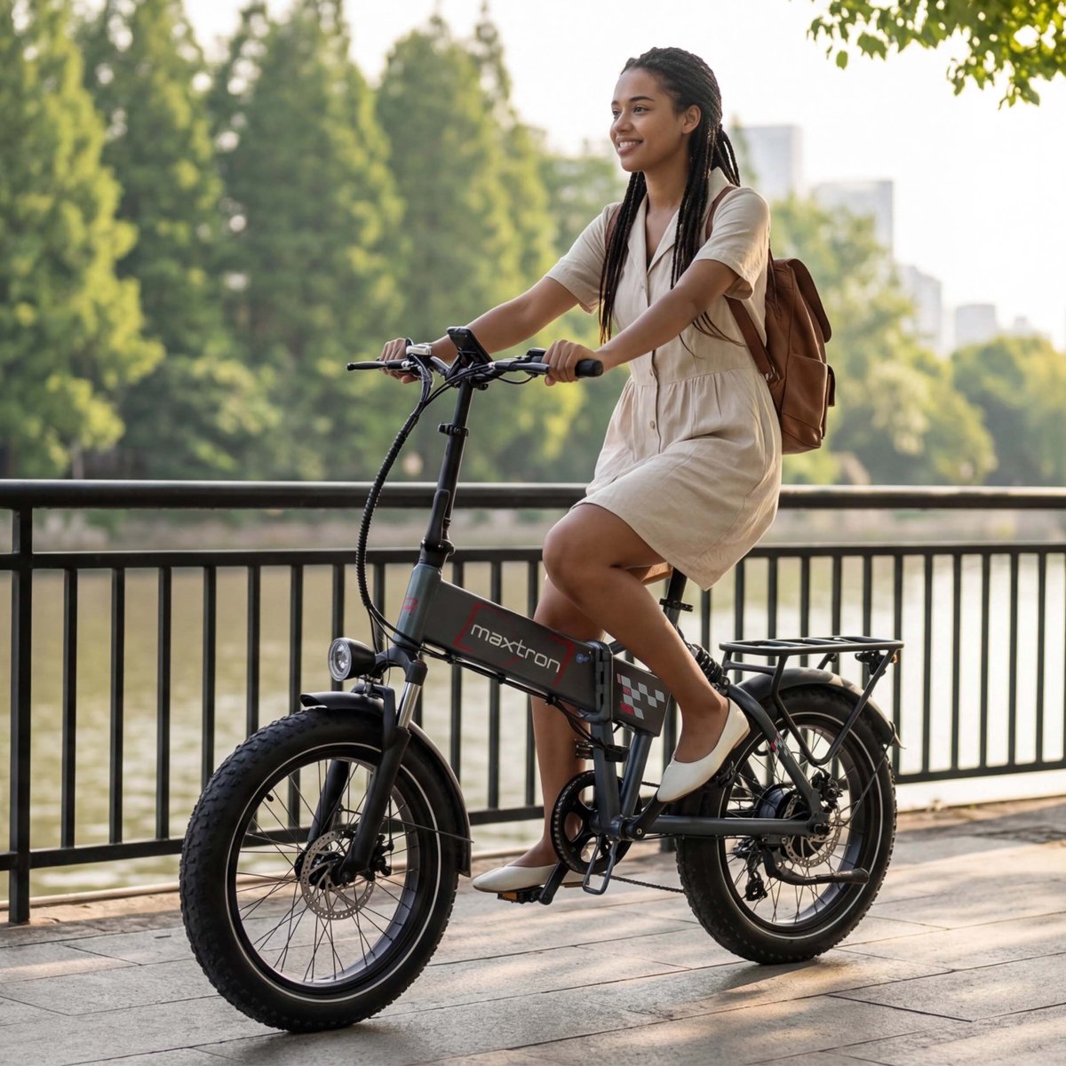 vankel Polaris Elektrische Fiets – Opvouwbare E-bike – 20×4.0 Inch Fatbike – 48V 13Ah Accu – Actieradius tot 45 km – Mechanische Schijfremmen – Stadsfiets – Max. Belastbaar 120 kg – Grijs – foto 5