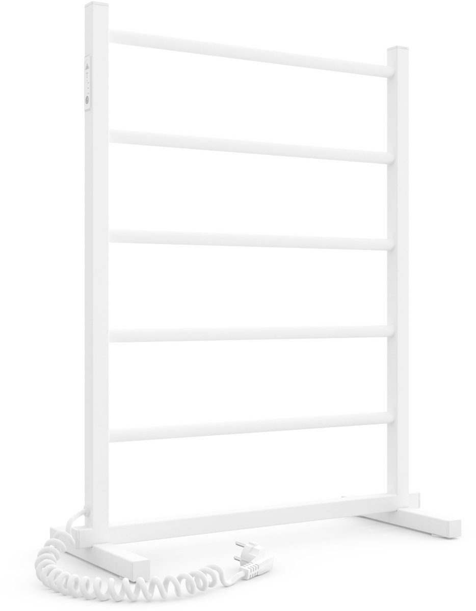 Elektrische handdoekradiator FELICIA 500x700 met ECO-timer, 120W, Wit