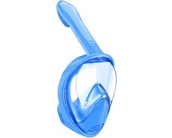 Travelhawk Snorkelset Kinderen - Duikbril voor Kinderen - Full Face Mask - Duikbril met Snorkel - Anti-condens - Blauw