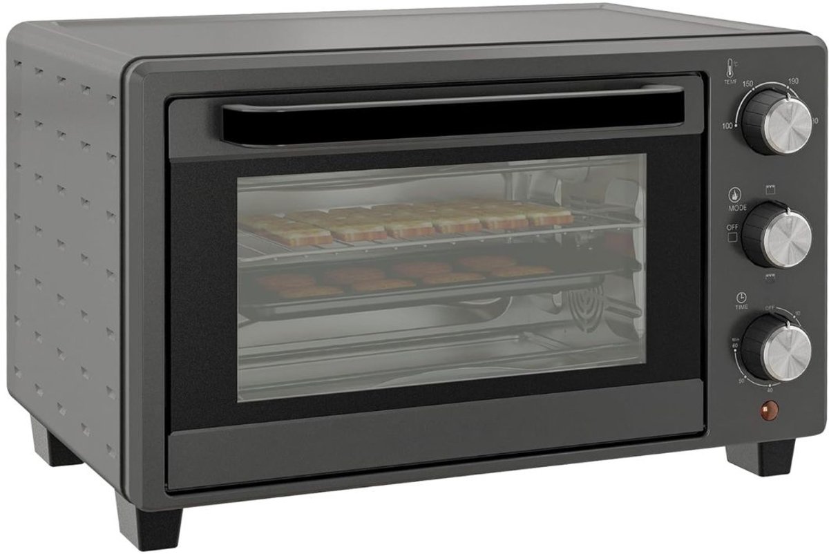 MMP® Stoomoven - Grijs - 38cm x 46cm x 29cm