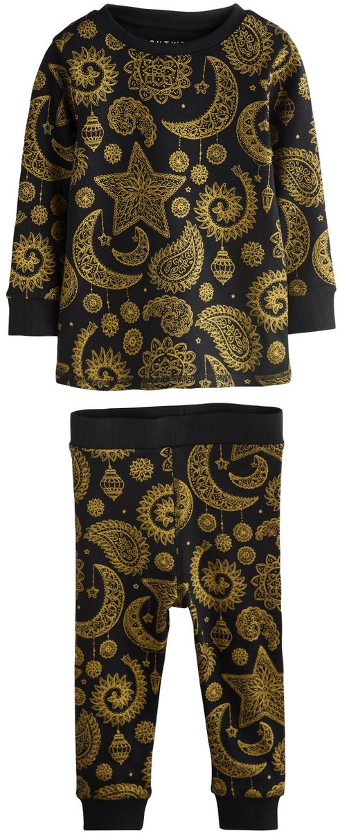 Next - Jongens - Knusse pasvorm pyjama's - Zwart