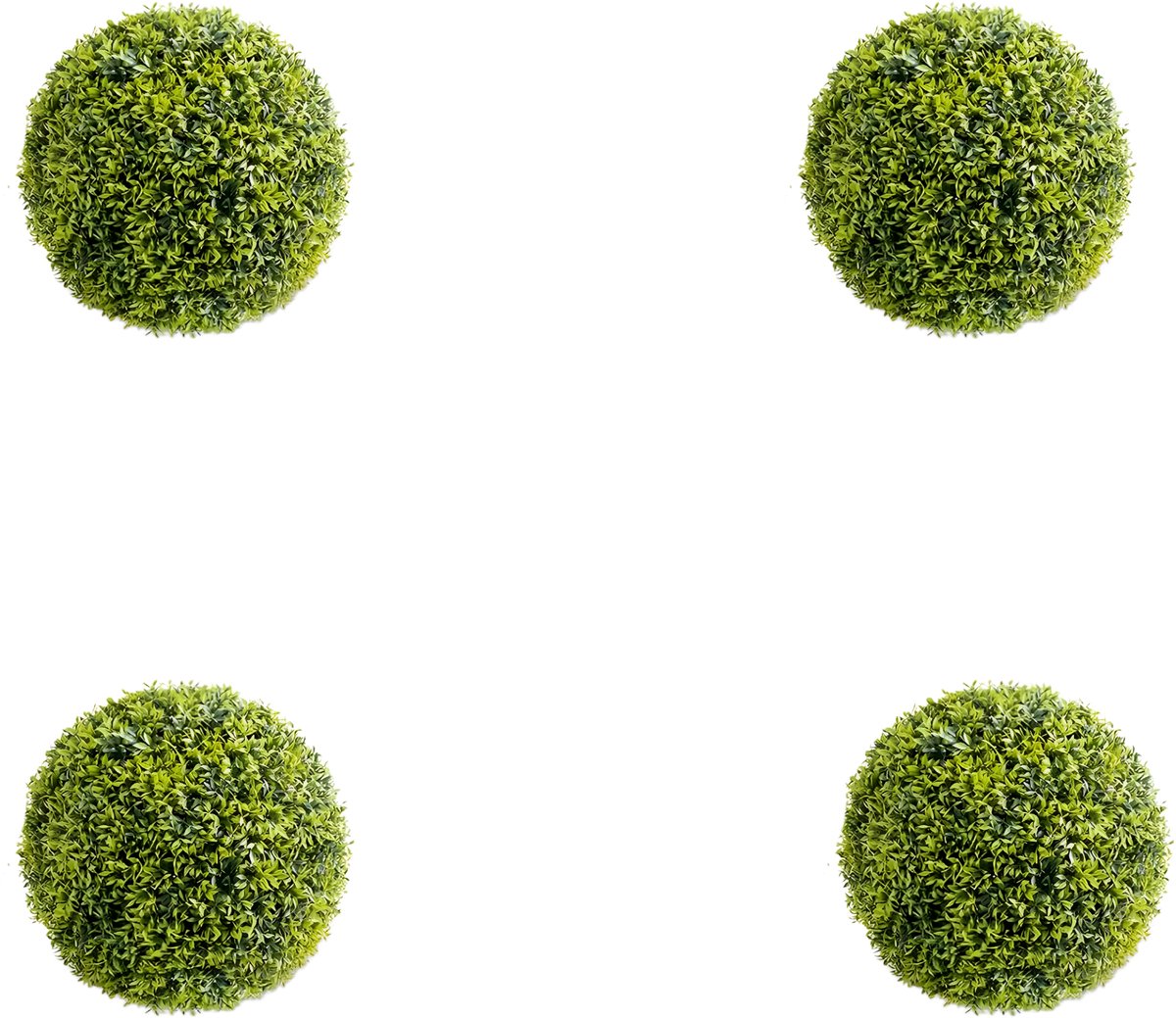 Kunstmatige Topiary Bal Set 2 Stuks 42 cm - Kunstplant - Hangende Buxusbal - Groen