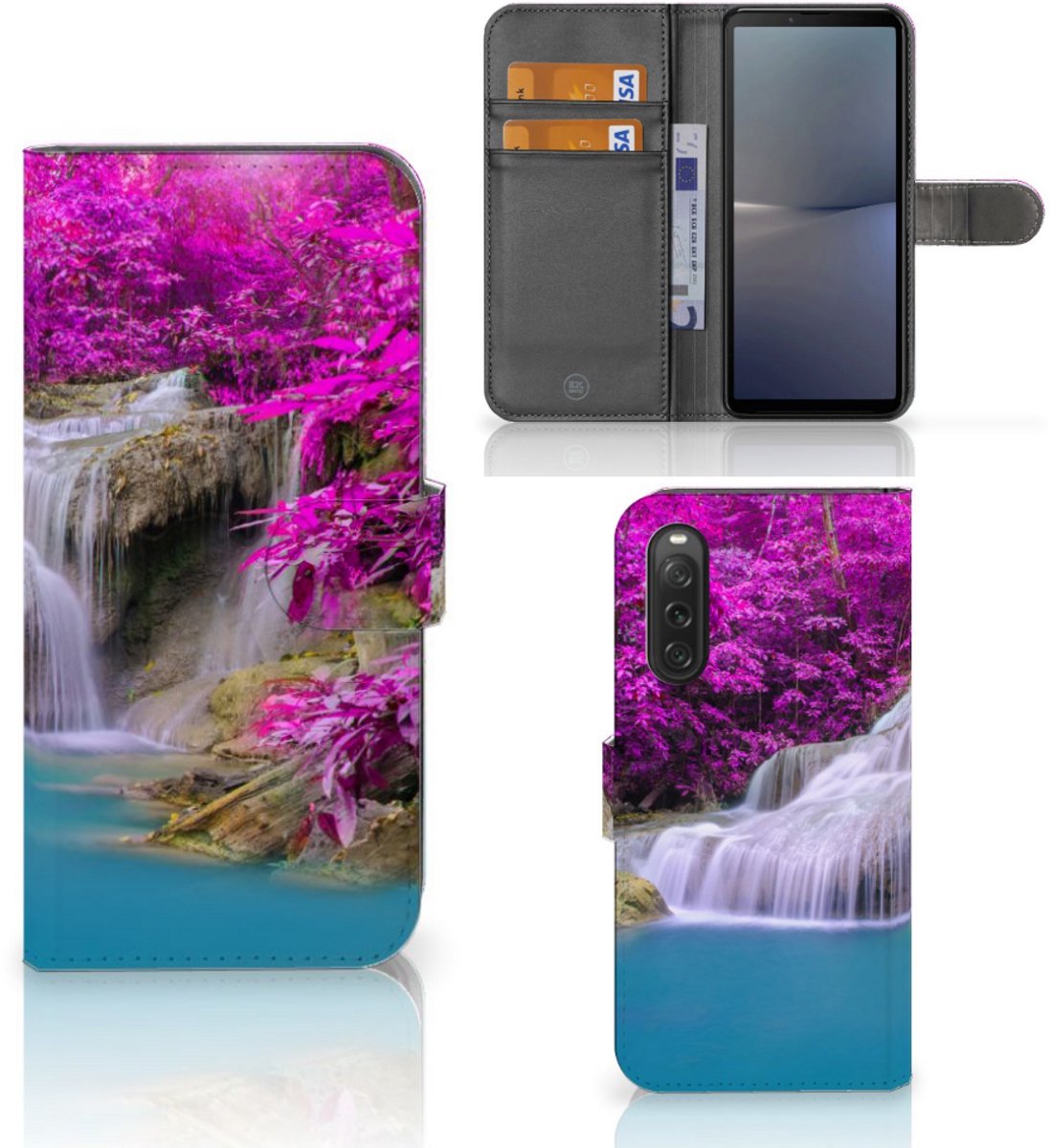 Sony Xperia 10 V Flip Cover Waterval