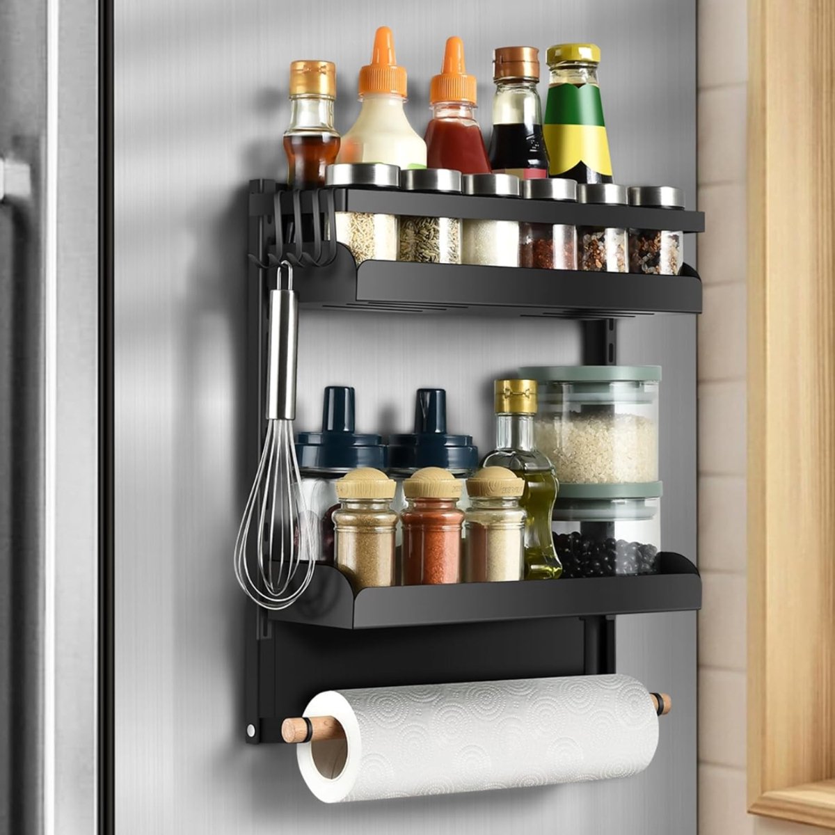 White-Label® Keukenrek Hangend - Wandrek - Organizer