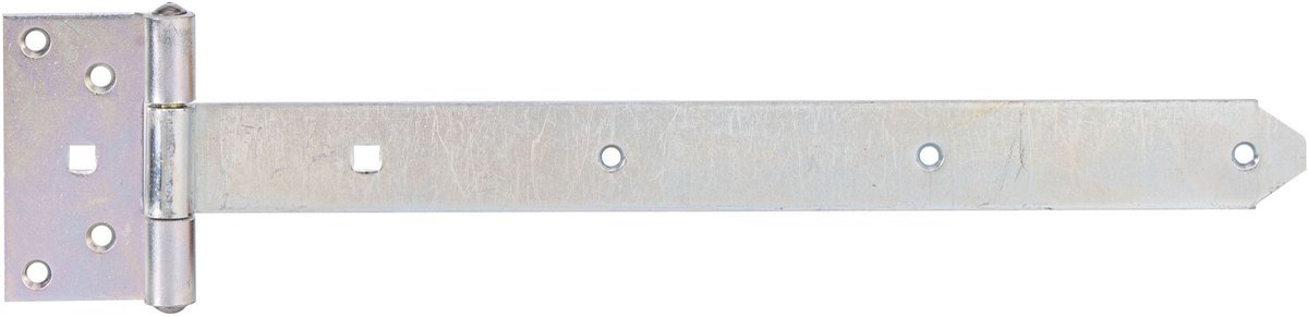 Alberts 310936 kruisscharnier | met ingeperste stift | galvanisch verzinkt, gechromateerd | band 391 x 40 mm | scharnier 103 x 59 mm | set van 3
