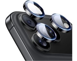 ESR Armorite Camera Lens Protector Geschikt voor Apple iPhone 17 Pro (Max) / 16 Pro (Max) - 9H Tempered Glass - Case Friendly - Zwart