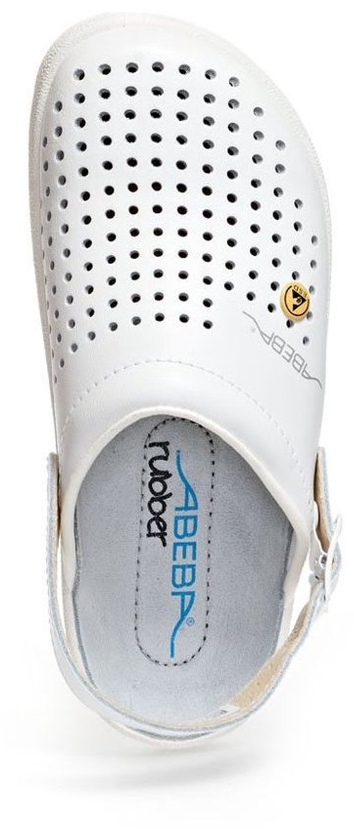 Abeba 5300 ESD werksandaal - wit maat 47