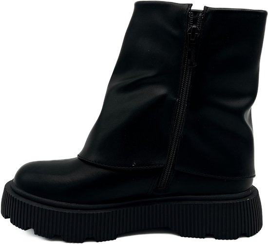 Bottes pour femmes Filles Smile Favorites® - Zwart - Similicuir, daim - Taille 37 -