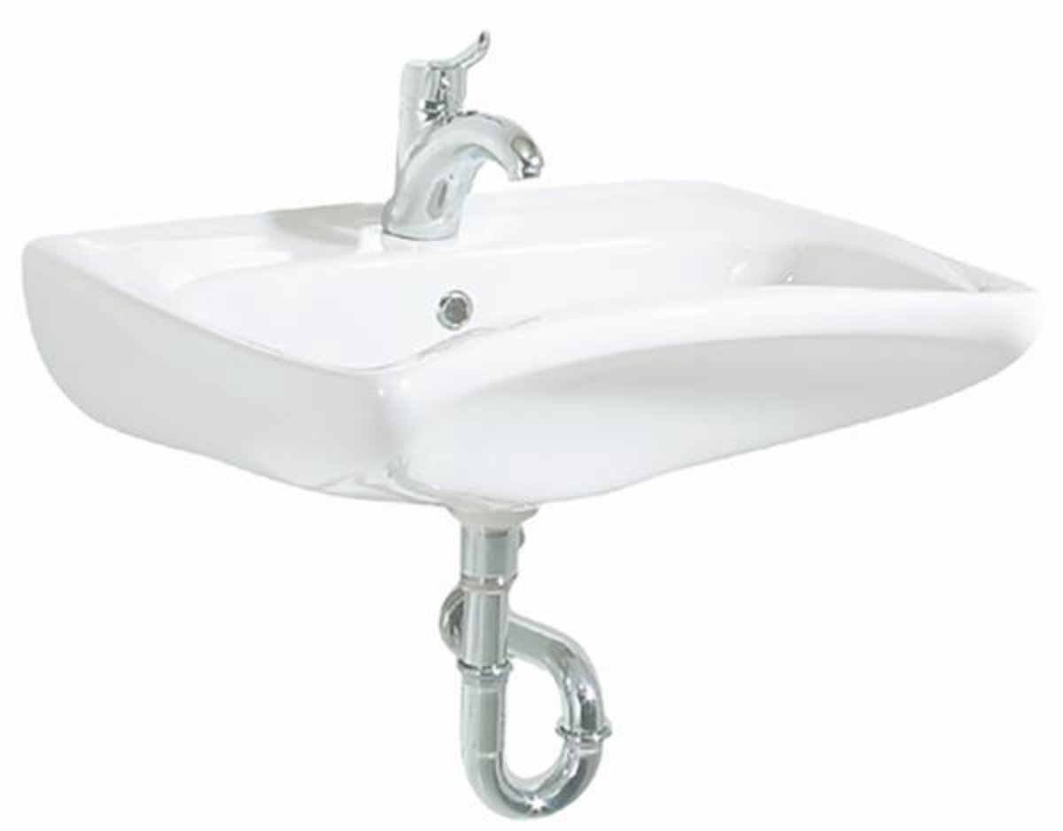 Rolstoelwastafel – 60 cm – Wit