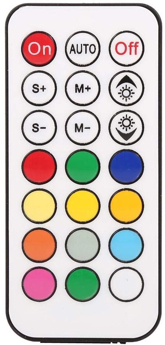 Smoakez - RGB LED-controller - Draadloze Afstandsbediening - Eenvoudige installatie - 12V - Mini IR afstandsbediening - Geschikt voor LED-stripverl...