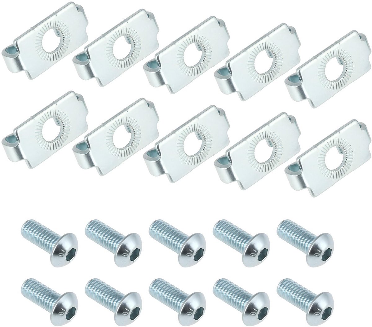 Zeynomax - Aluminium Profiel Connector - M8x20mm Schroef - Duurzaam en Corrosiebestendig - Geschikt voor 40x40 Profielen - Ideaal voor CNC-machines ..