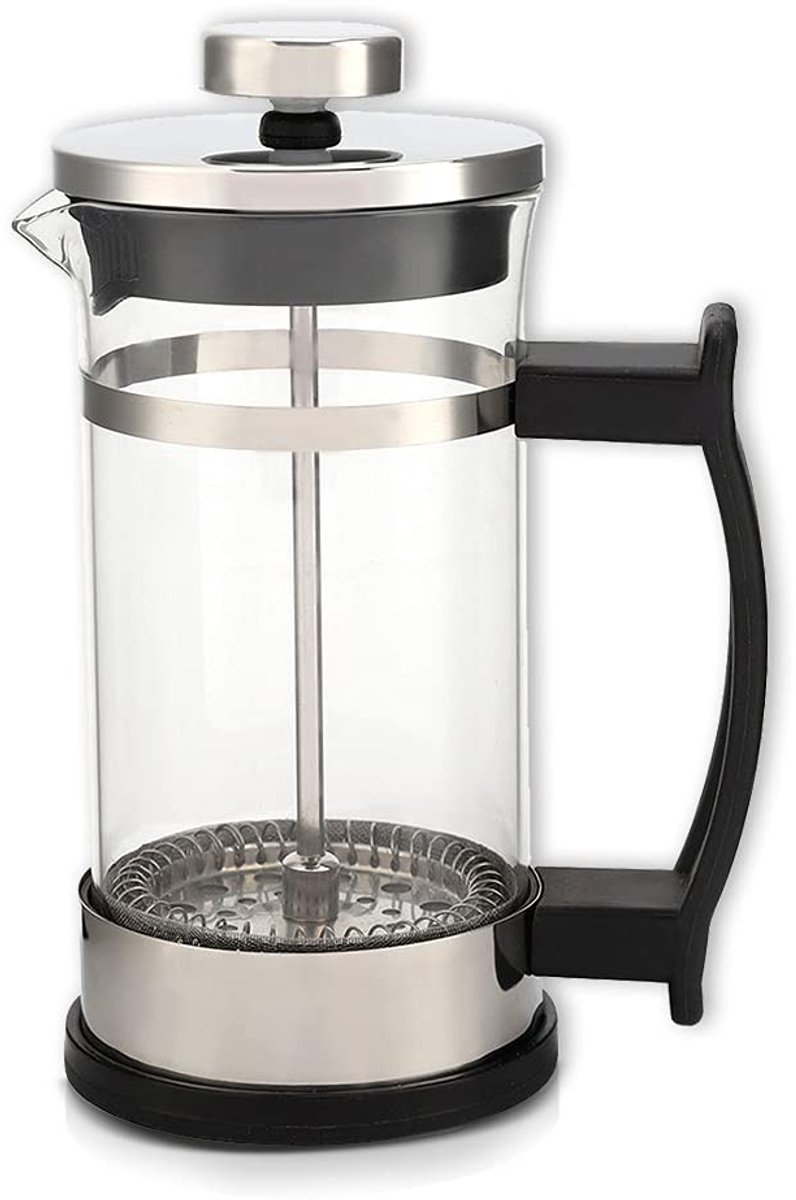 By shayne - Handperskoffiepot - Hittebestendig borosilicaatglas - Dubbele filtratie - Rood - Handmatig koffiezetten - Vaatwasserbestendig - Geschikt .