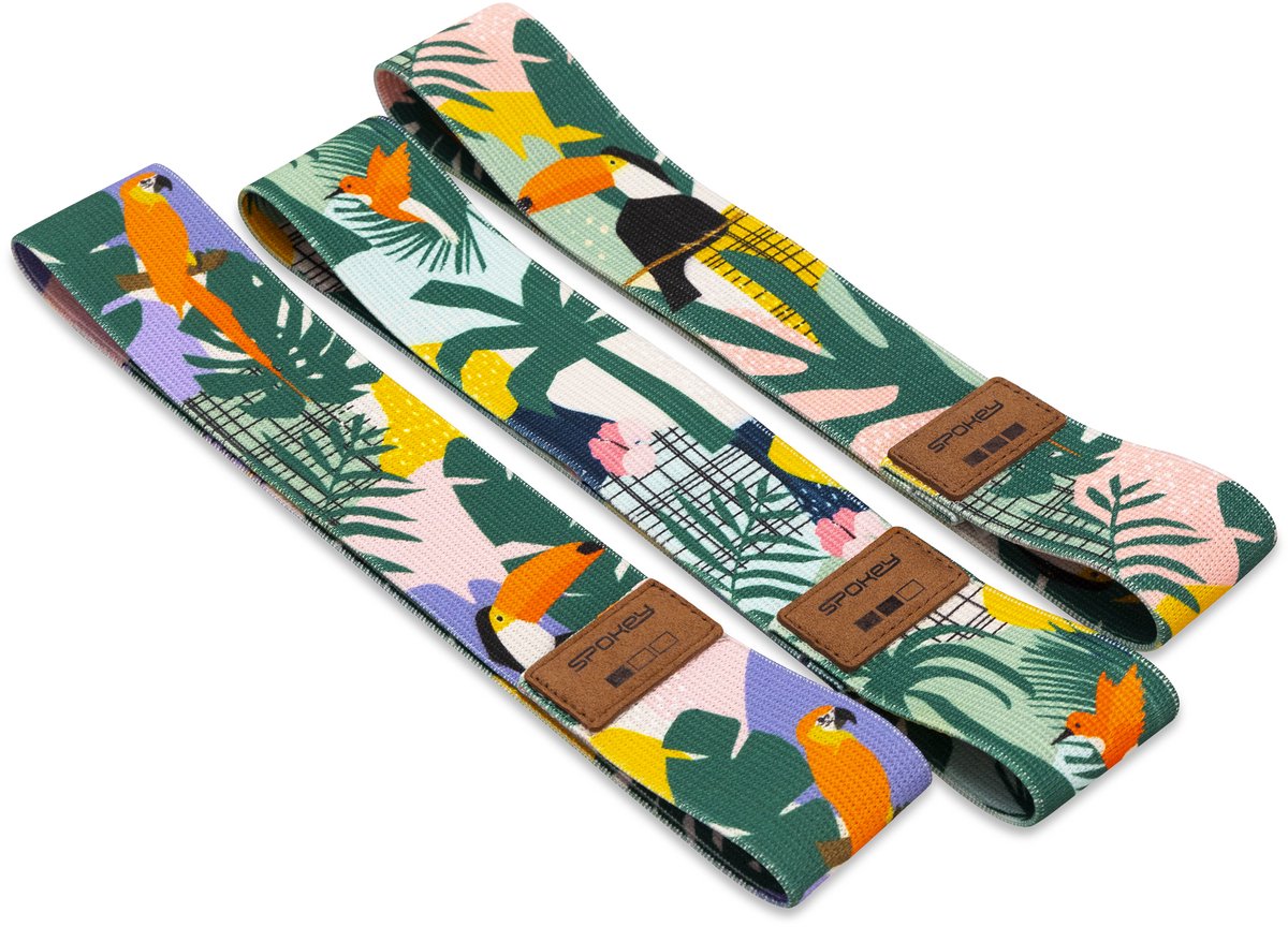 Spokey HOME JUNGLE Weerstandsband - 20 kg / 25 kg / 30 kg - 32 cm x 5 cm