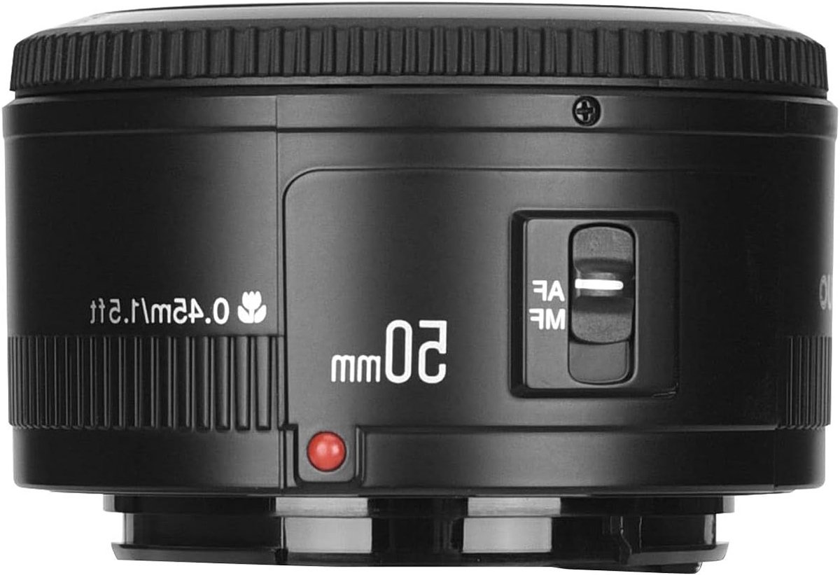 50mm F/1.8 Auto Focus Lens voor Canon EF Mount - Ideaal voor Portretfotografie, Scherpe Beelden en Creatieve Opnames