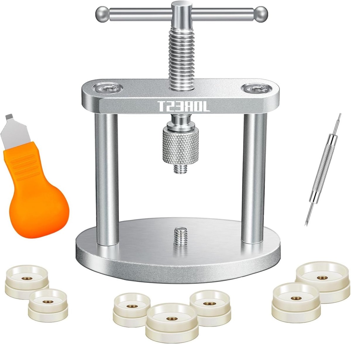 Professionele Horloge Drukset voor Horloge Reparatie, Batterij Vervangen en Fijne Mechanica met Handleiding