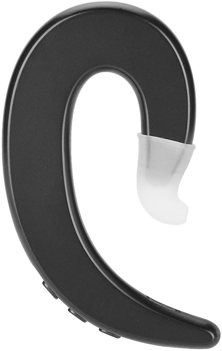 Dailygoods - Bluetooth-hoofdtelefoon - Draadloze Beengeleiding-oortelefoon - Pijnloze ervaring - Zwart - Handsfree gebruik - Ideaal voor sport en dage