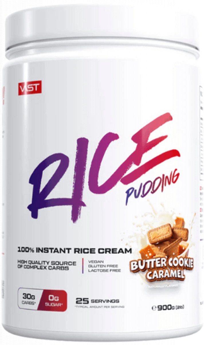 VAST Instant Rice Pudding (900g) Butter Cookie Caramel - Functionele voeding - Supervoeding