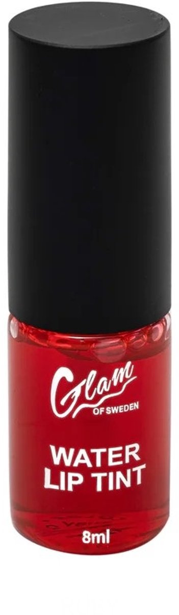 Glam Of Sweden - Water Lip Tint - Ruby - Tint Frambozenrood: van roze tot helder rood - 1 Flesje met applicator en 8 ml inhoud