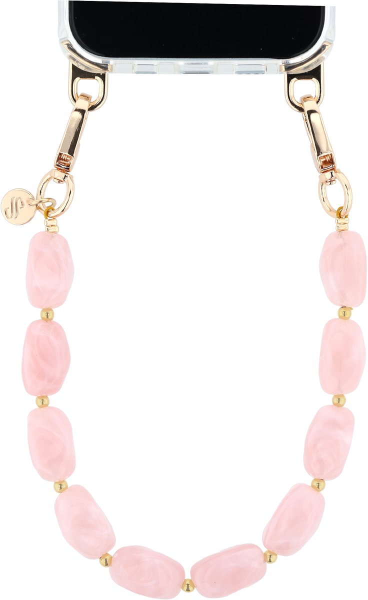 Selencia Universeel Satin Crush Polskoord - Telefoon Ketting - GSM Koord - Cosmic Candy