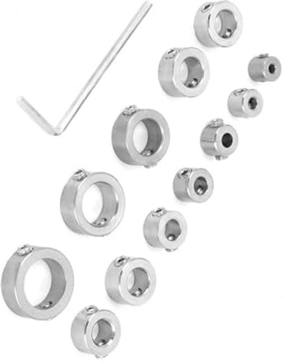 12-delige Set Boorringen - Roestvrijstalen Diepte Stop Voor Power Tools, 3mm - 16mm