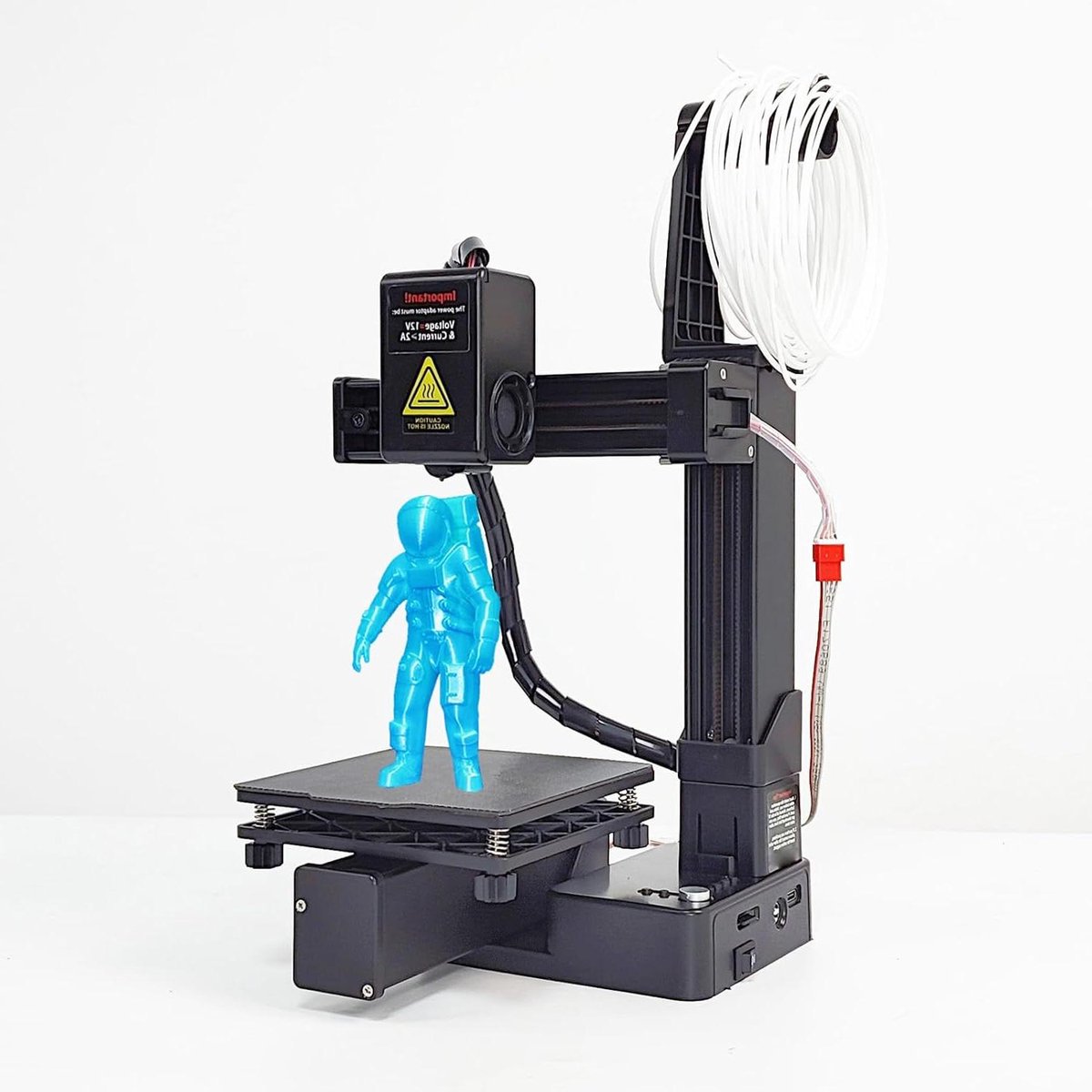 3D Printer - Kleine Machine - Hobbymatig Printen - Hoge Precisie - 100x100x100mm - Zwart