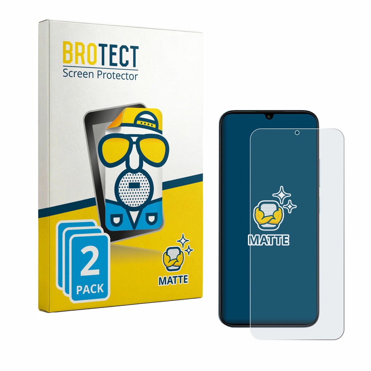 BROTECT - Screenprotector voor Redmi R70 5G - Folie Beschermfolie matte 2 Stuks