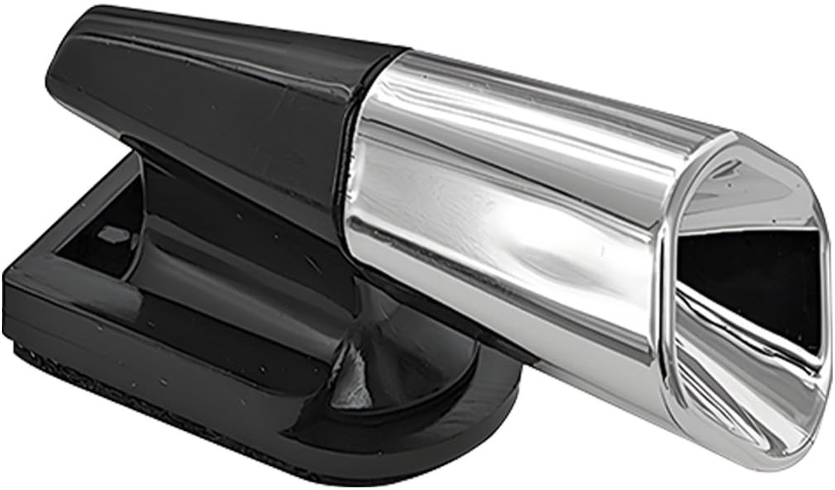 Vlemico - Auto-wildwaarschuwingsfluitje - Ultrasoon alarm - Zilver - Bescherming tegen botsingen - Ideaal voor auto en motorfiets - 4 stuks